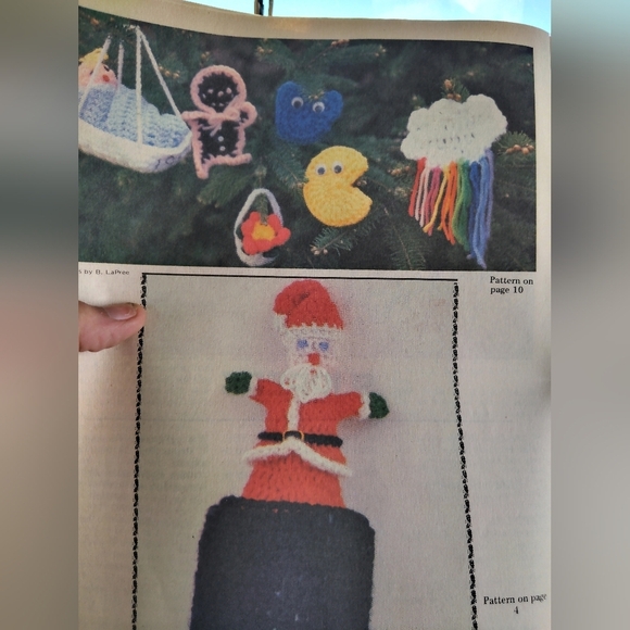 Vintage Crochet World Magazine - December 1983 Fashion Doll Clothes Pacman - Picture 6 of 6